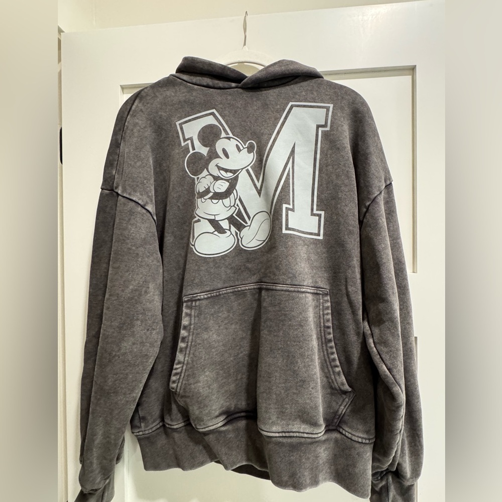 Gray GAP Mickey Mouse Hoodie